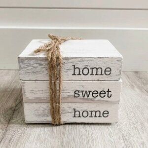 Home Sweet Home Wood Block